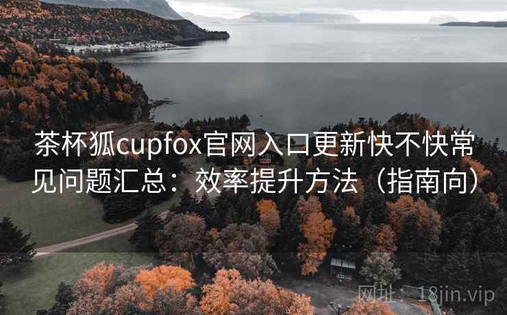 茶杯狐cupfox官网入口更新快不快常见问题汇总:效率提升方法(指南向)