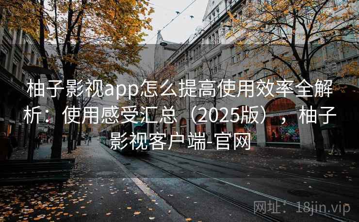 柚子影视app怎么提高使用效率全解析：使用感受汇总（2025版），柚子影视客户端-官网